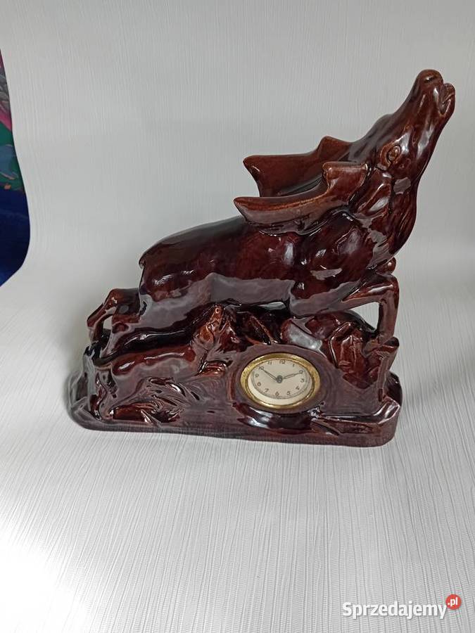 Zegar Kominkowy Porcelanowy