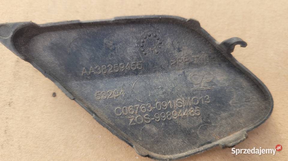 PEUGEOT 308 T9 ZAŚLEPKA HAKA ZDERZAKA PRZÓD