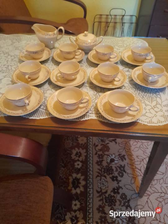 zestaw kawowy z PRL chodzież Katowice