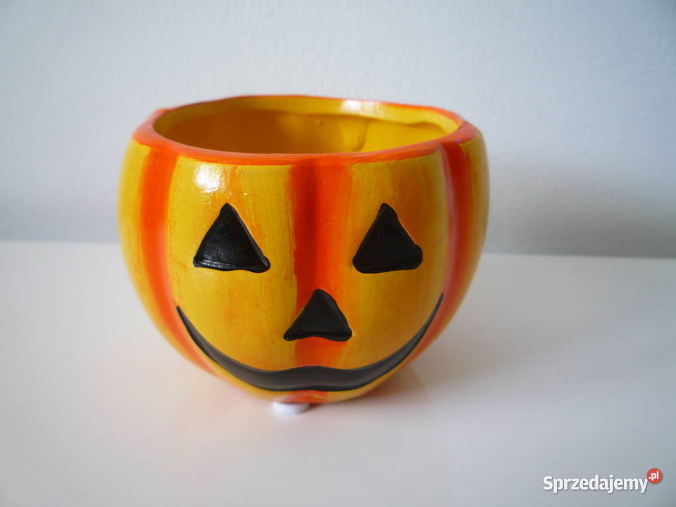 Nowe 2 sztuki doniczki osłonki ceramiczne Dynia zachodniopomorskie Szczecin