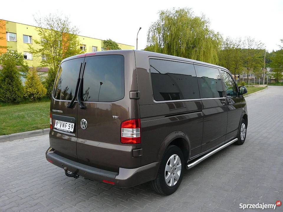 VW TRANSPORTER T5 20 TDI 140 Automat Długi Klima 140KM Kielce