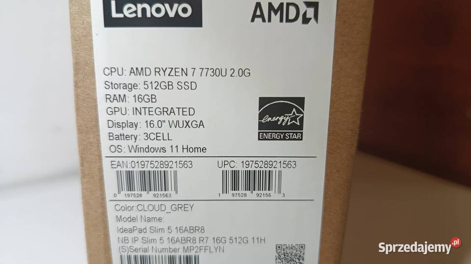 Laptop Lenovo IdeaPad Slim 5 Katowice