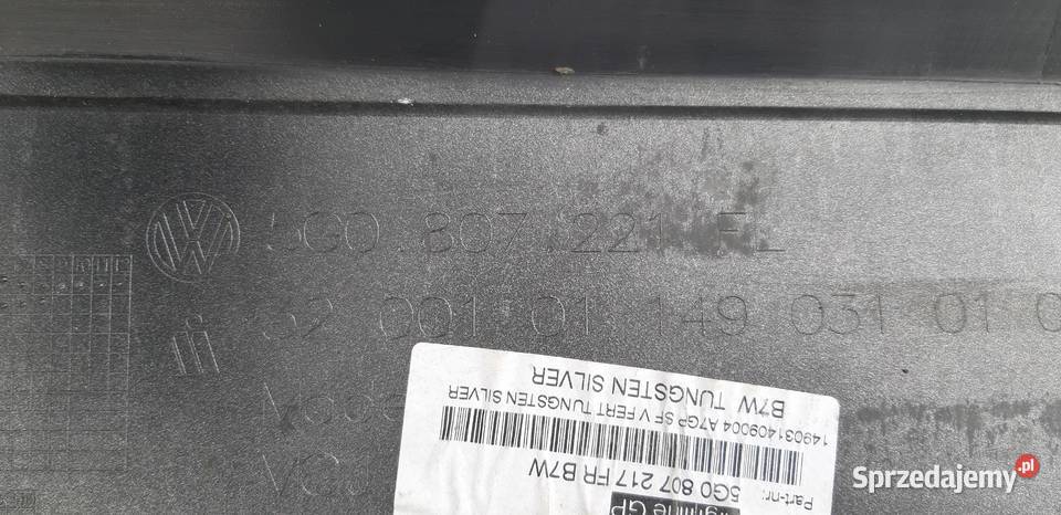 VW GOLF VII 7 LIFT ZDERZAK PRZÓD PRZEDNI SPRYSKI osobowe Bieleń