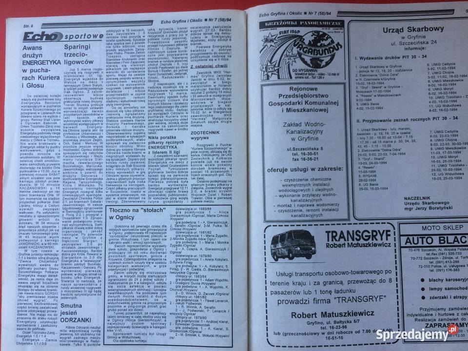 466 Tygodnik Echo Gryfina I Okolic Szczecin sprzedam