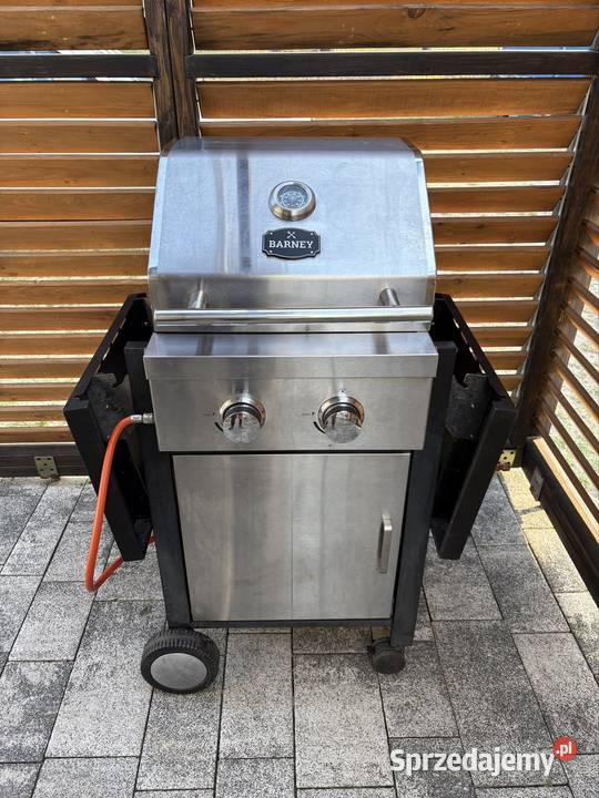 Grill gazowy Barney Barbecue 2 palniki żeliwny Góra Bałdrzychowska-Kolonia