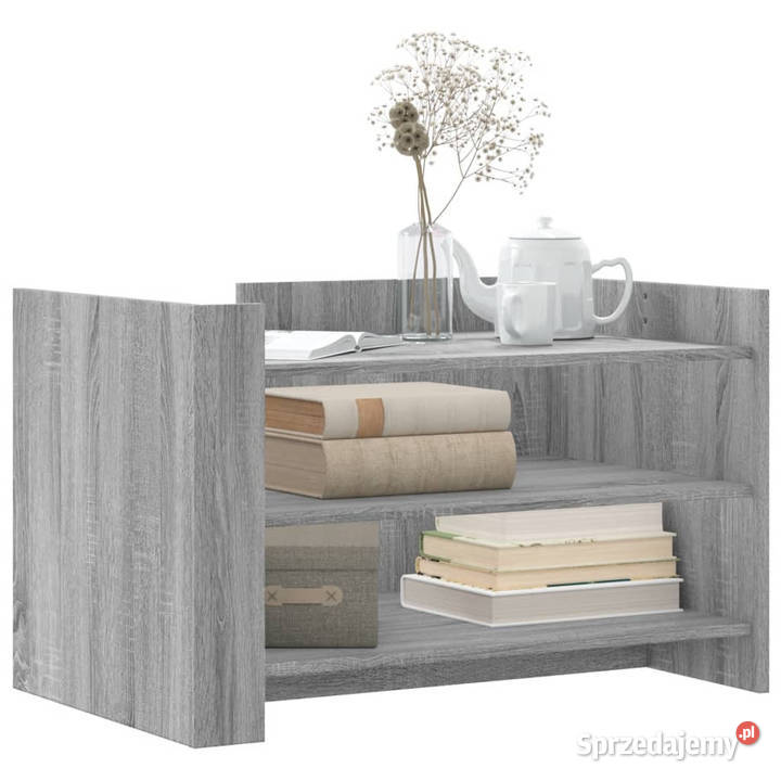 Stolik kawowy szary dąb 80x50x50 materiał Warszawa sprzedam