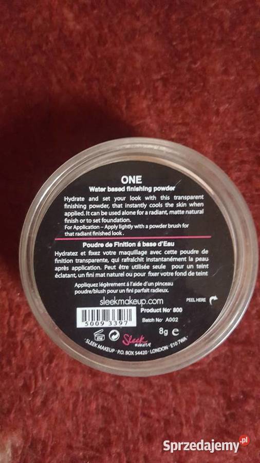 Sleek one puder sypki rozpraszajacy swiatlo sale Stalowa Wola