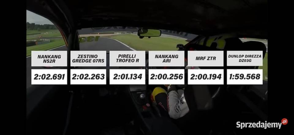 Nankang AR1 18560 R14 82V 2 sztuki semislick Goczałkowice-Zdrój sprzedam