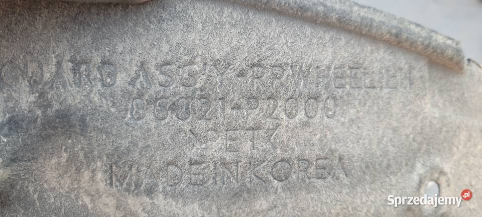 NADKOLE LEWY TYŁ KIA SORENTO IV nadkola śląskie Ruda Śląska sprzedam