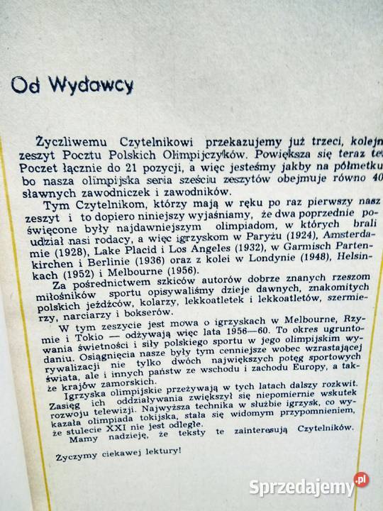 Poczet polskich olimpijczyków Rzymksiążki outlet Warszawa