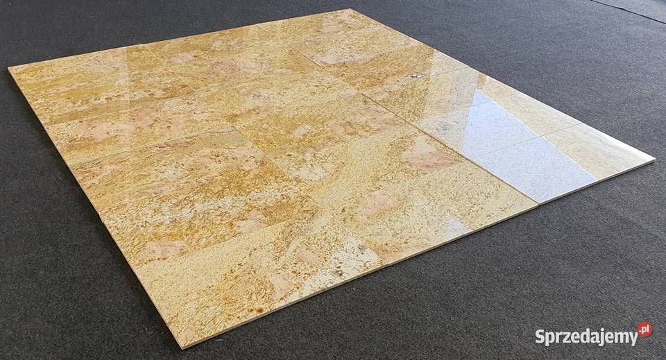 Płytki granitowe Imperial Gold złote płytki Bielawa