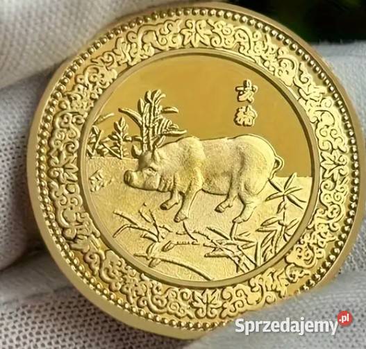 Zestaw kolekcjonerski monet medali Chińskie Warszawa