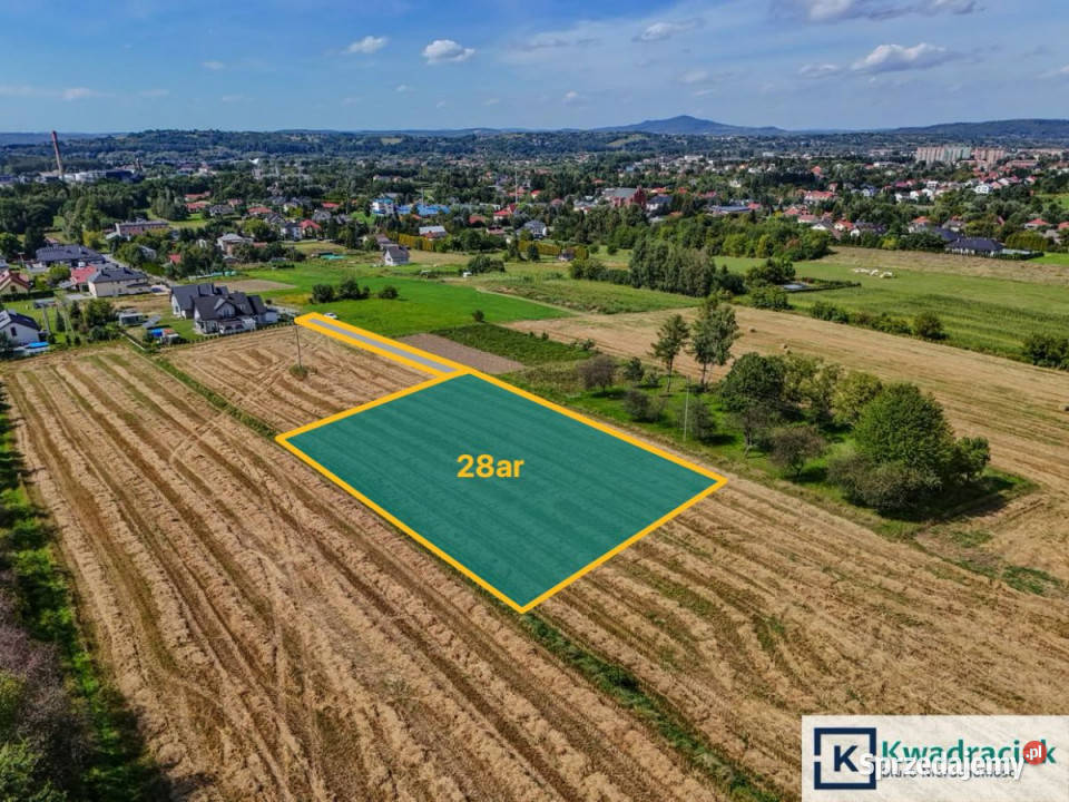 Działkę sprzedam 2800m2 Jasło 71zł/m2