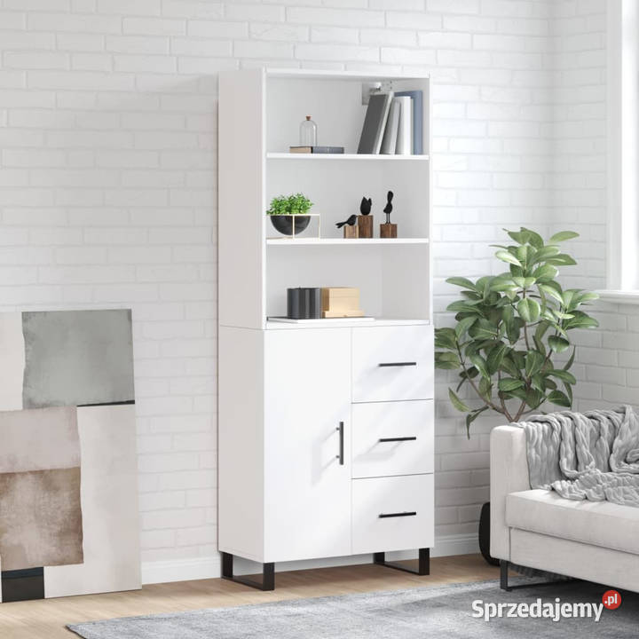 Witrynka biała 695x34x180 materiał mazowieckie Warszawa