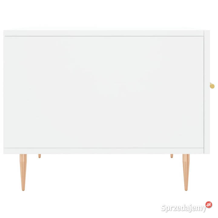 Stolik kawowy biały 50x50x40 materiał Warszawa