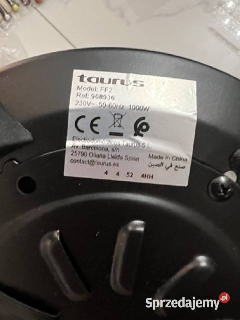 Taurus Fondue 8 osób 1000 W Stal nierdzewna Stanisławów sprzedam