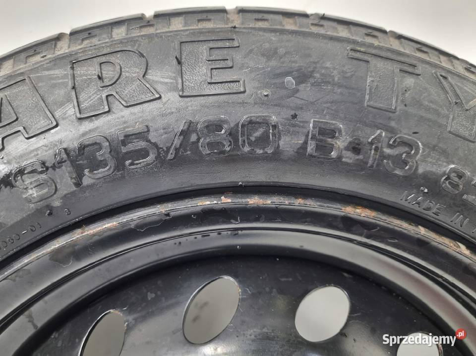 KOŁO DOJAZDOWE Fiat Panda 13580 B13 R13 4x98 Chełm