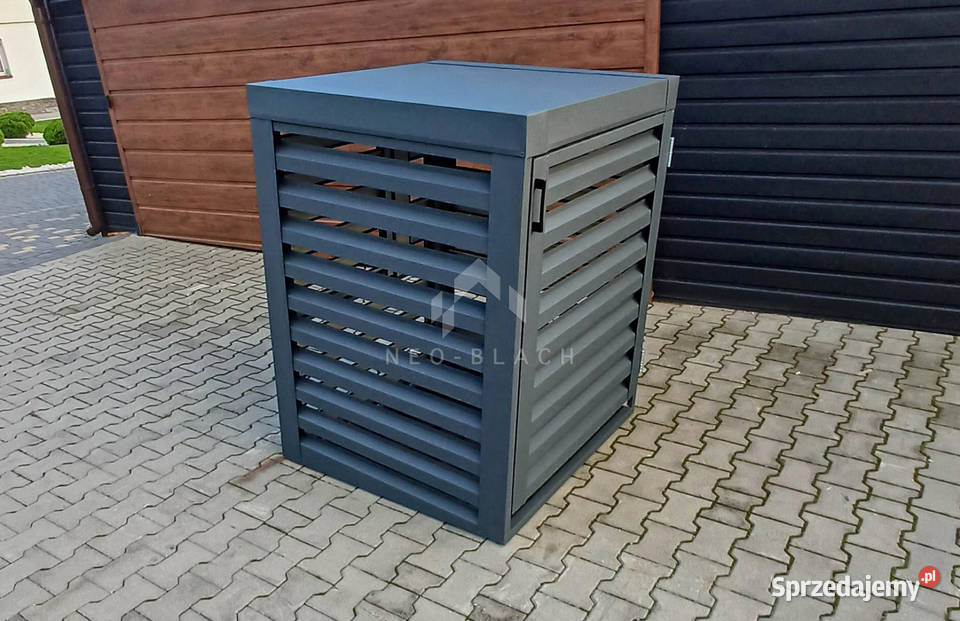 Osłona pompy ciepła 70x70x110 antracyt Zabudowa Konin