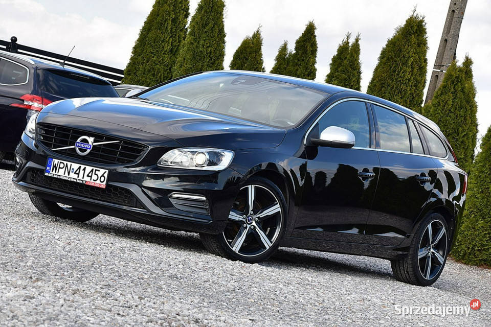 Volvo V60 20D4 190 RDesign Alcantara Led Navi nawigacja mazowieckie Nowe Kucice