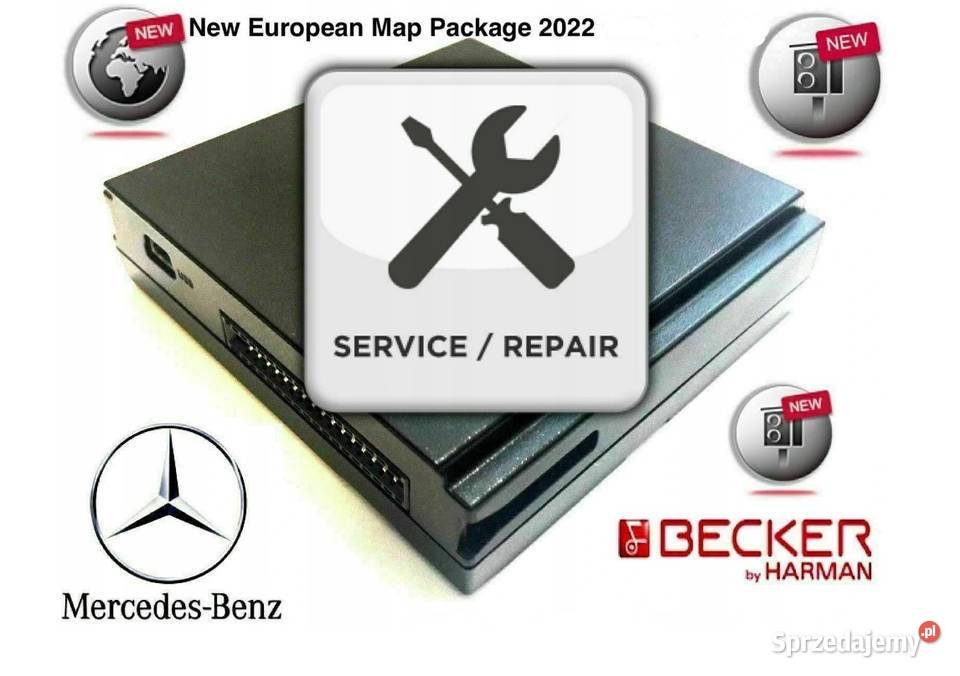 Mapy Mercedes A B C E GL ML Becker Map Pilot Aleksandrów Łódzki