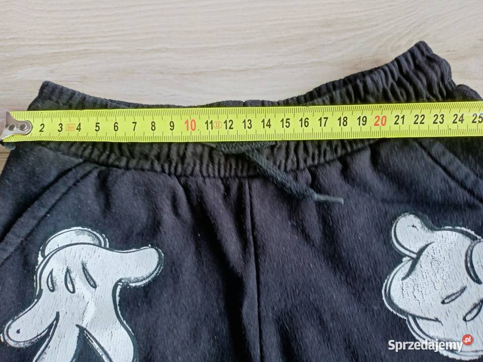 Spodnie sportowe dresowe czarne 104