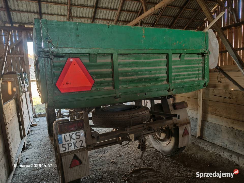 Przyczepa wywrotka Autosan d47a nieuszkodzony Potasznia