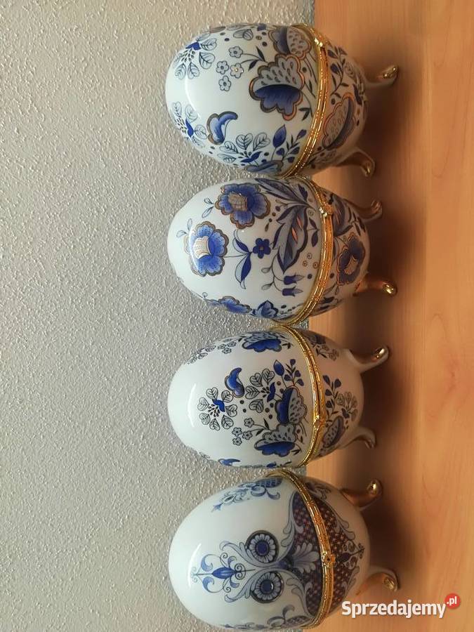 Szkatułka jajko porcelanowe puzderko opolskie Baborów sprzedam