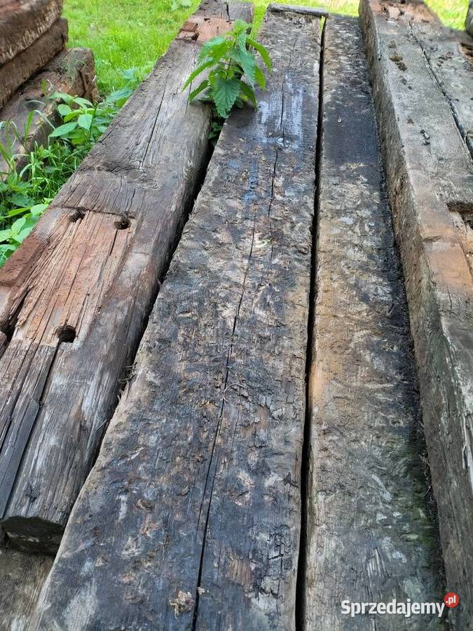 Belki dębowe podkłady kolejowe bele deski grube opolskie Gręboszów
