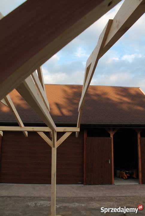 KONSTRUKCJA ALTANY 5x4m WIATA ZADASZENIE PERGOLA