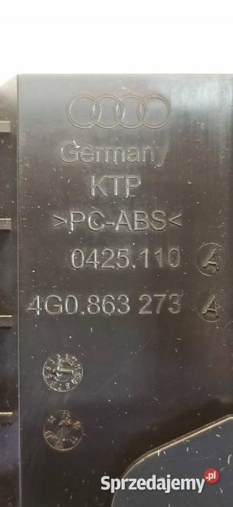 AUDI A7 4G SCHOWEK WKŁAD POPIELNICZKI 4G0864131