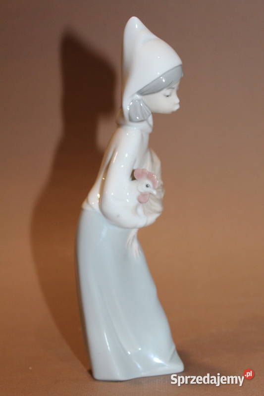 Figurka dziewczynka z kurą Lladro 128 FiaF