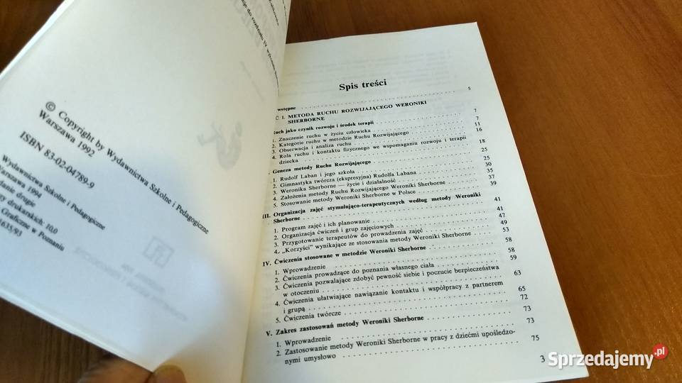Metoda Weroniki Sherborne w terapii i Podręczniki Gdańsk