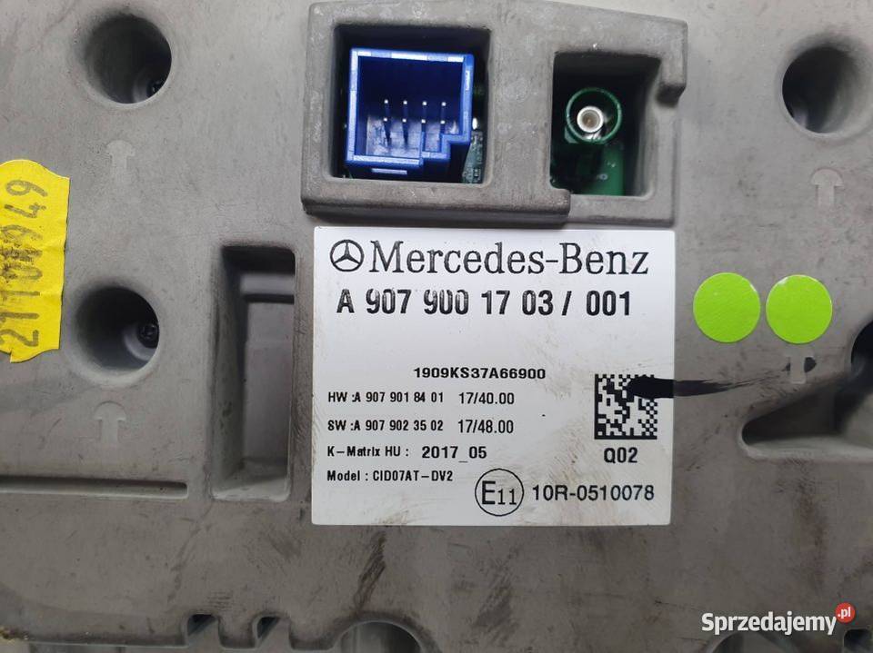 WYŚWIETLACZ PANEL MERCEDES SPRINTER 314 910 kujawsko-pomorskie Lipno sprzedam