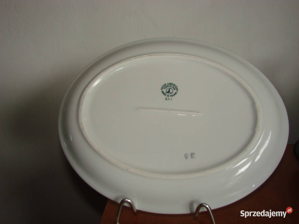 Truskawki porcelanowy półmisek Lubiana Pruszcz Gdański