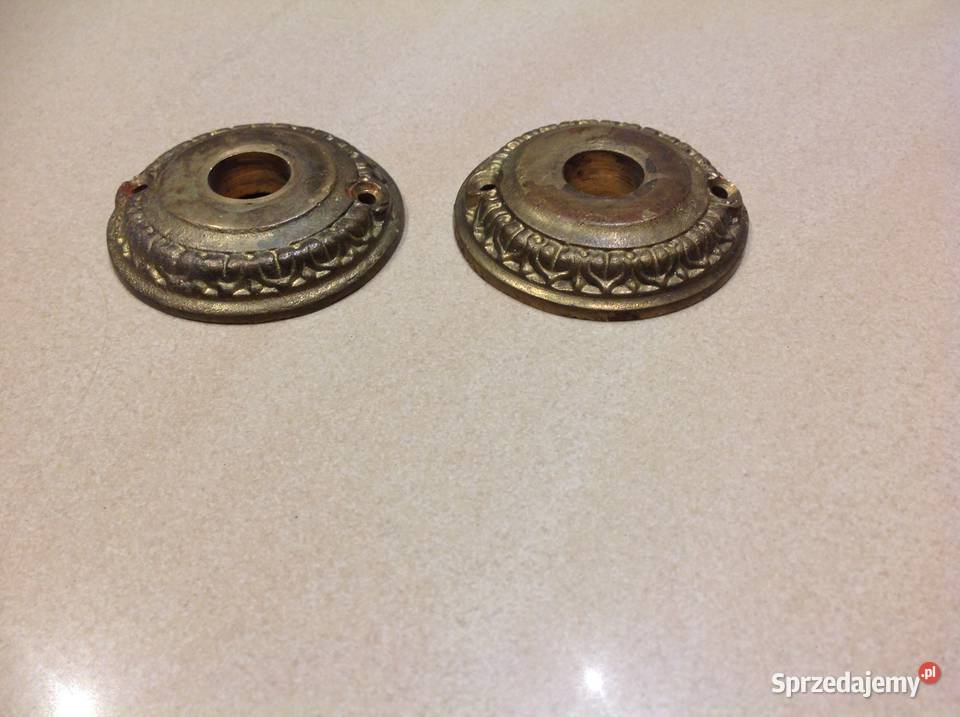 Rozeta Rozetka do Klamki Mosiężna Stara 2 Nowa Sól sprzedam