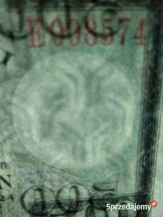 WOLNE MIASTO GDAŃSK 500 gulden 1924 UNC seria E podlaskie Białystok sprzedam