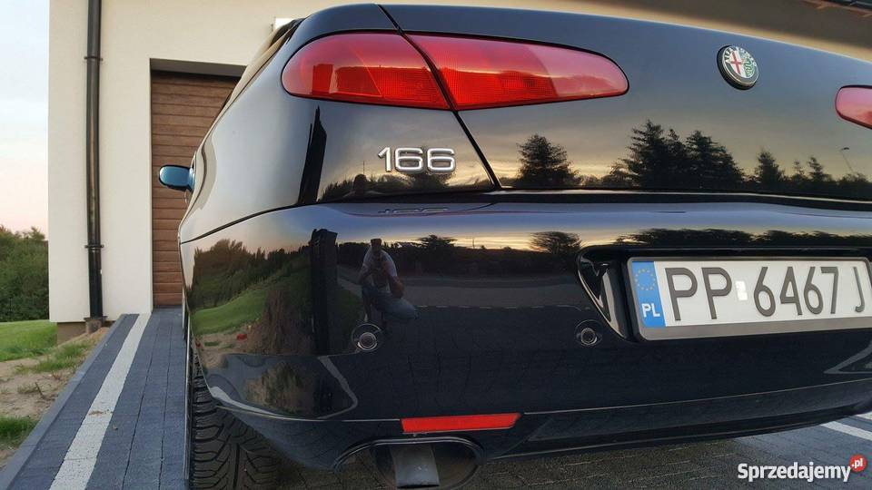 Alfa Romeo 166 24 jtd FL nietuzinkowa limuzyna światła przeciwmgielne Wyrzysk