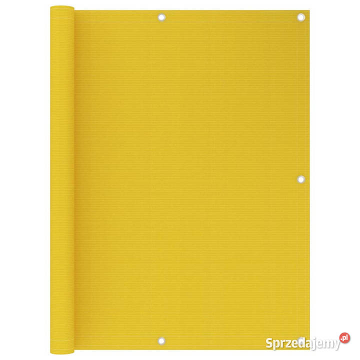 Parawan balkonowy żółty 120x500 HDPE WM311002 Warszawa