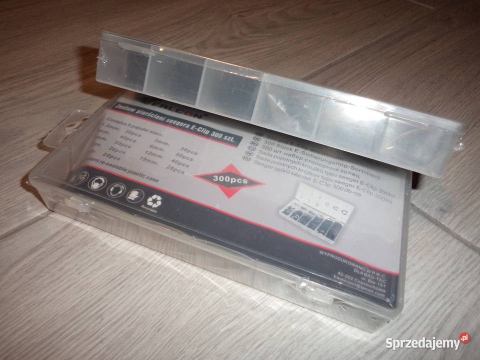 NOWY zestaw segery pierścienie segera ECLIP Wieluń