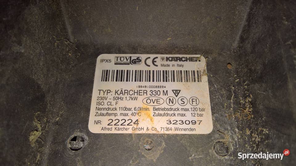 Karcher 330 do naprawy na części Turza Śląska