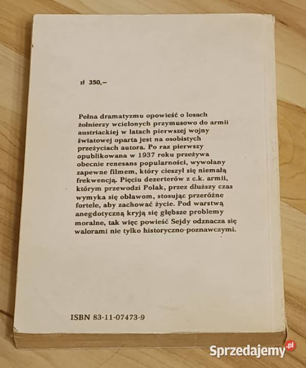 Kazimierz Sejda CK Dezerterzy mazowieckie Siedlce sprzedam