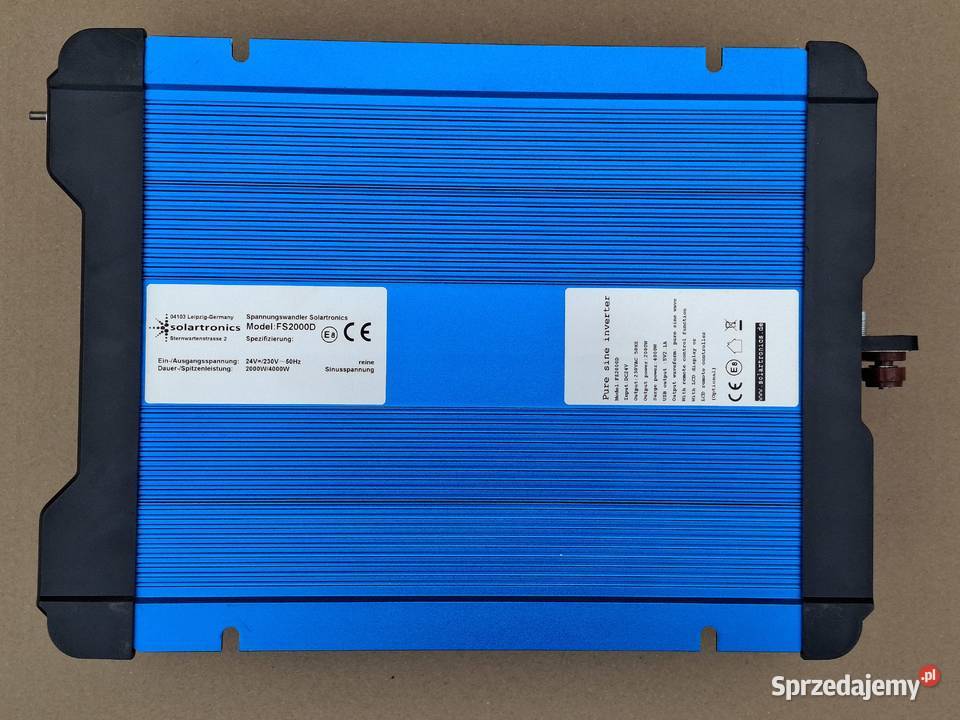 PRZETWORNICA NAPIĘCIA SOLARTRONICS FS2000D 24V Bieleń
