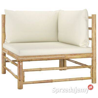 vidaXL 6cz zestaw mebli do ogrodu kremowe Zestawy mebli ogrodowych Warszawa