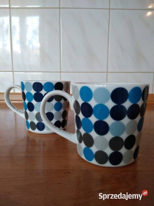Zestaw 2 NOWE Kubki Salt Pepper wielokolorowy