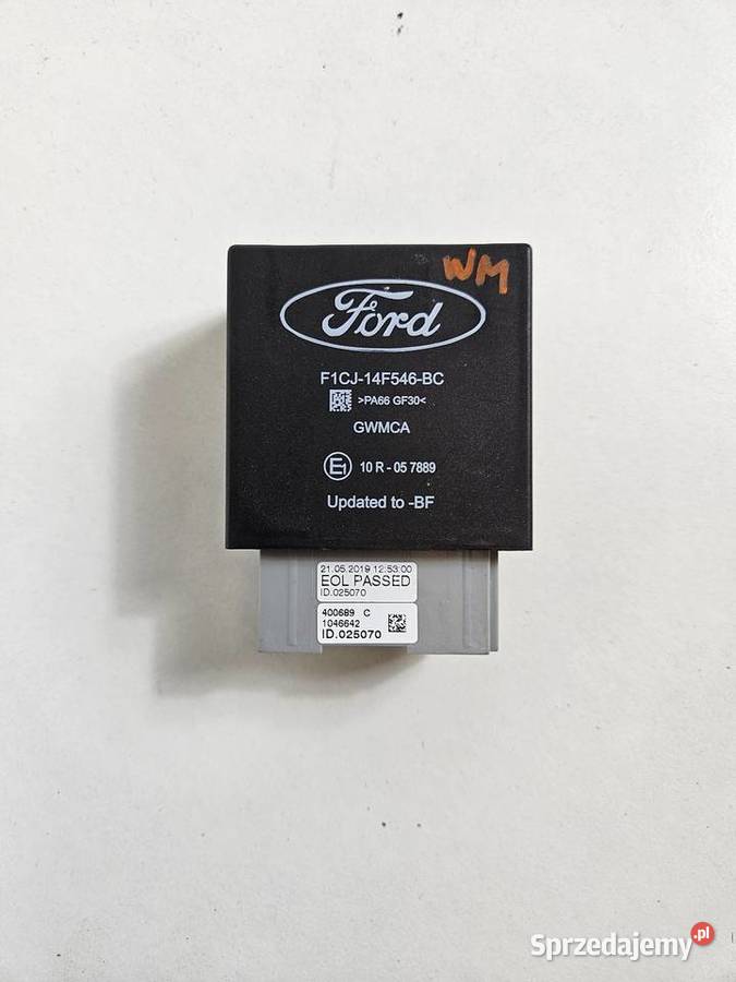 FORD FOCUS MK3 MODUŁ STEROWNIK HAKA F1CJ14F546BC wielkopolskie Międzychód sprzedam