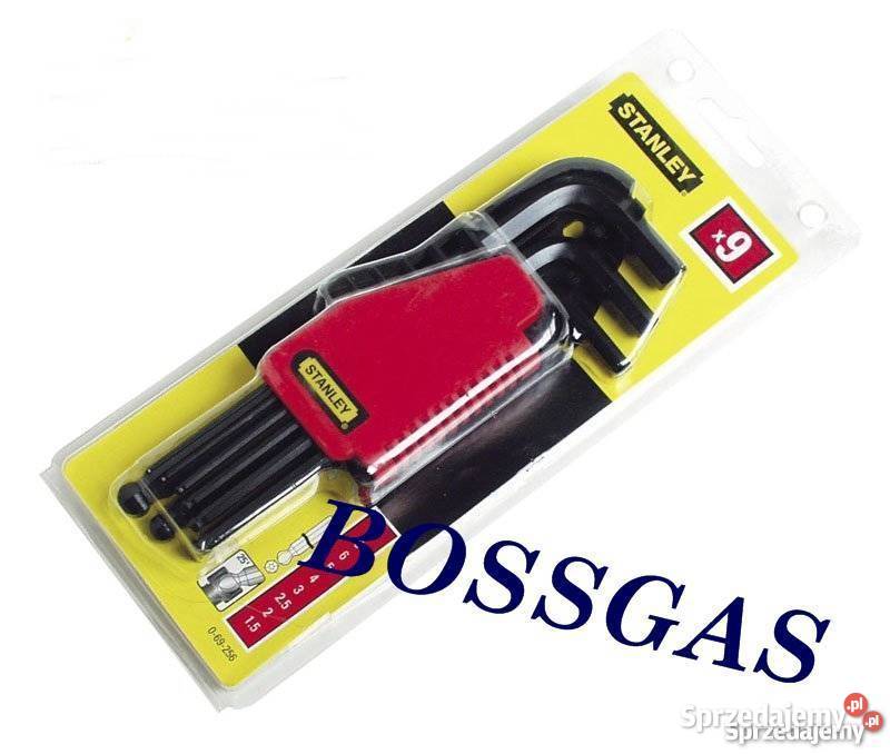 Zestaw imbusów kluczy sześciokątnychStanley 9 wielkopolskie
