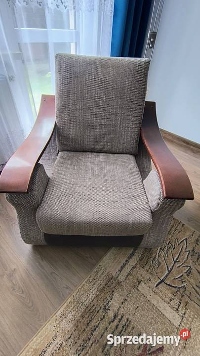 Sofa z funkcją spania z dwoma fotelami Nowy Sącz