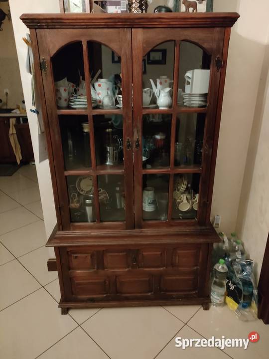 Serwantkabiblioteczka z drewna sosnowego łódzkie