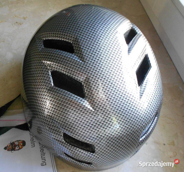 Kask rolki rower deska łyżwy Skull Cap CARBON L sprzedam