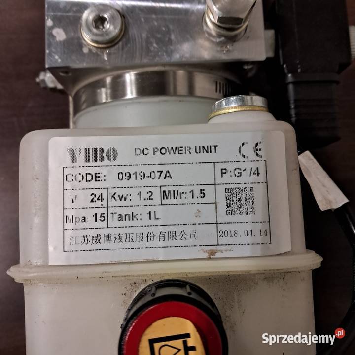 Pompa hydrauliczna elektrycznego wózka